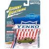 1970 Chevrolet Nova Yenko Deuce Citrus Green Metallic with Black Stripes 1/64 Diecast Model Car by Johnny Lightning - 4 of 4
