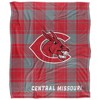 University Of Central Missouri Campus Plaid Spirit Silky Touch Super Soft Throw Blanket 50x60 - 2 of 4