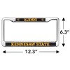 Kennesaw State University Alumni Logo Full Size Standard License Plate Metal Frame - 4 of 4