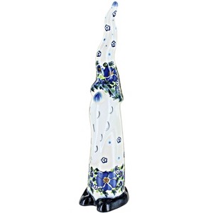 Blue Rose Polish Pottery AD42 Galia Tall Gnome - 1 of 2