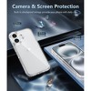 BONGEEK for iPhone 16 Case:Clear Magnetic Military Grade Drop Protection- Rugged Shockproof Protective Transparent Cell Phone Cover(Clear) - 4 of 4