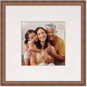 PosterPalooza | Gold Frame with White Photo Mat, UV Acrylic Front, Foam Board Backing, 60 Sizes Available - 1 of 4