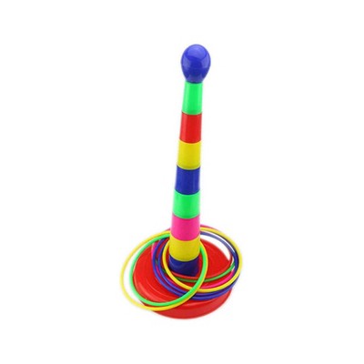 Probe Hues Interactive Colorful Plastic Ring Toss Game