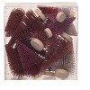 Storied Home Sisal Bottle Brush Trees with Wood Bases, Burgundy and Pink, Set of 16 - 4 of 4