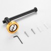 3-Piece Bathroom Towel Bar Hardware Set, Durable Space-Saving Aluminum - 4 of 4