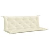 vidaXL Garden Bench Cushion Set of 2 Cream White - 2 of 4
