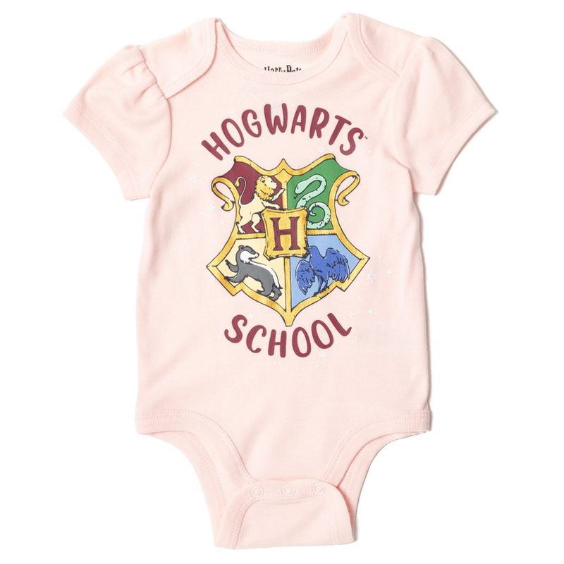 Harry Potter Baby Fleece Pullover Hoodie Bodysuit and Pants 3 Piece Outfit Set Newborn to Infant, 5 of 10
