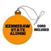 Kennesaw State Owls Alumn Wood Christmas Tree Holiday Ornament - 2 of 4