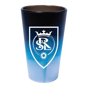 MLS Real Salt Lake Silipint Glass - 16oz: Silicone Drinkware, Pint Glass, 1 Piece - 1 of 3