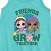 LOL Surprise! Friends Grow Together Graphic Sleeveless Aline Dress - Turquoise - 3T - 2 of 2