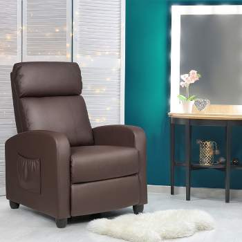 Faux Leather Electric Massage Recliner Chair w/ Stool Ottoman, Remote –  Best Choice Products
