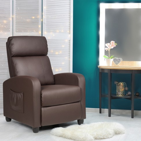 Black single recliner discount chair