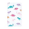 Hudson Baby Infant Girl Cotton Flannel Burp Cloths, Cuteasaurus, One Size - 3 of 4