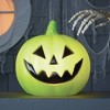 8" Lit Pumpkin Blowmold Halloween Decorative Prop - Hyde and EEK! Boutique™ - 2 of 3