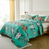 Acoinel Horn Bohemian 3pcs Comforter Set，with 1 Comforter & 2 Pillowcase, Queen - 2 of 4