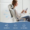 NicBex Adjustable Office Chair Modern Removable Ergonomic Computer Chair with Casters, Arms, Headrest and Lumbar Support for Office, Study - 2 of 4