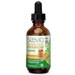 Stevia Sweet & Natural Peanut Butter by Stevia International  -  1 oz Liquid - 1 of 1