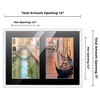 PosterPalooza | White Finish Collage Frame - Black Mat, 20 Frame Sizes to Choose From, UV Acrylic - 2 of 4