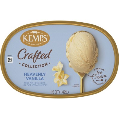 Kemps Crafted Collection Heavenly Vanilla Ice Cream - 1.5qt