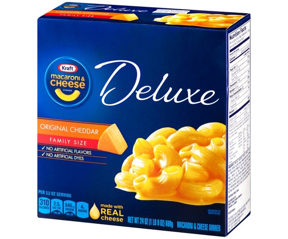 Kraft Family Size Deluxe Mac And Cheese Buy Online In Cayman Islands At Desertcart - kraft mac and cheese roblox