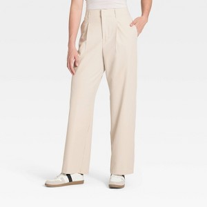 Women's Active Light Woven High-Rise Trouser Pants - All In Motion™ - 1 of 4