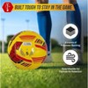 Vizari Set of 12 Stadio Match NFHS Soccer Ball for Practice and Official Games 32 Panel Hand Stitched Training Ball for Boys Kids Adults Size 4 Yellow - 4 of 4