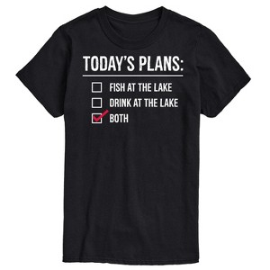 Men's - Instant Message - Todays Lake Plans Short Sleeve Graphic T-Shirt - 1 of 4