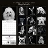 2026 Square Wall Calendar, Dog Portraits, 16-Month Black and White Photos with 180 Reminder Stickers (12x12 In) - 4 of 4