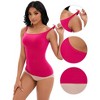 INSPIRE CHIC Women's Adjustable Straps Cami Tummy Control Slimming No Trace Shapewear Camisoles - 3 of 4