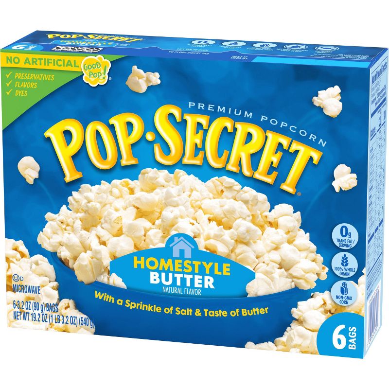 Pop Secret Homestyle Microwave Popcorn -3.2oz/ 6ct, 5 of 8
