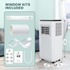 10000 BTU Portable Air Conditioner, White AC with Remote Control up to 450 Sq. Ft - 2 of 4
