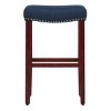 WestinTrends 29" Upholstered Saddle Seat Counter Stool - 3 of 4