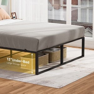 13/14 inch Twin/Full/Queen Size Bed Frame Platform - 1 of 4