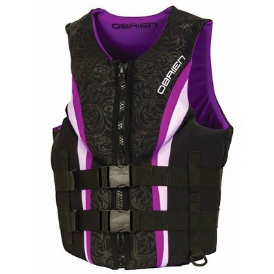 OBrien 2018 Womens Purple Neo Impulse Biolite Wakeboard Life Vest, Adult Small