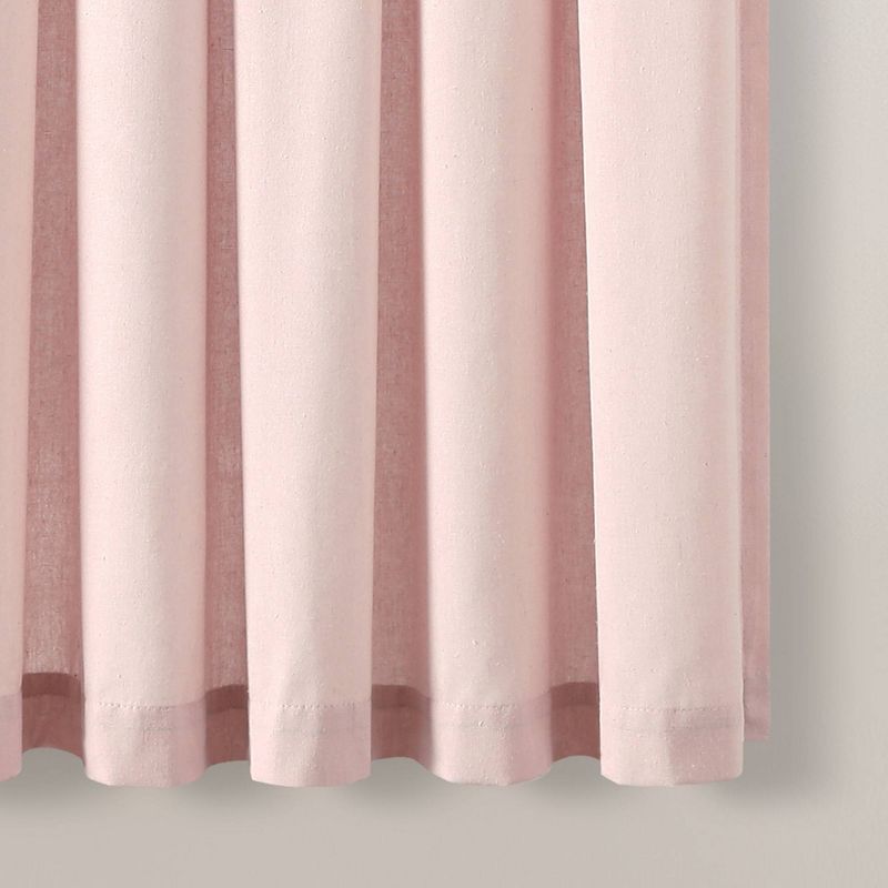 84"x52" Pom-Pom Tassel Linen Light Filtering Window Curtain Panel - Lush Décor, 5 of 12