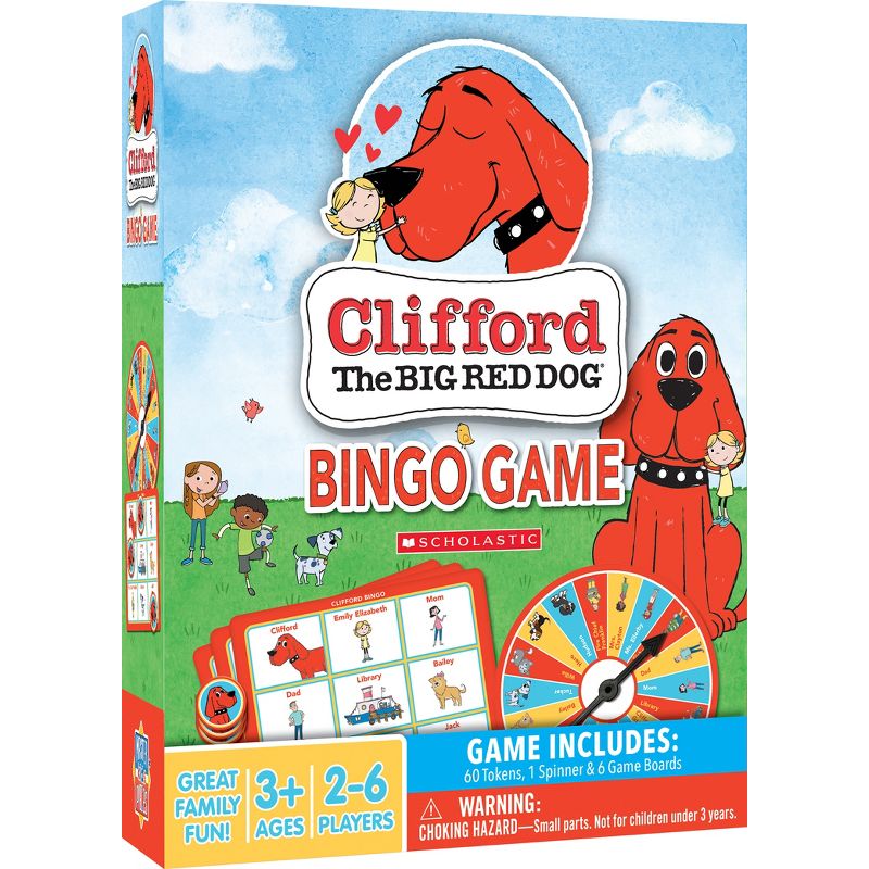 MasterPieces Kids Games - Clifford - Bingo Game, 1 of 6