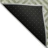 Green And Beige Geometric Washable Indoor Outdoor Area Rug - 4 of 4