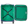 United Colors of Benetton x DELSEY PARIS Medium Checked Color Block 23" Softside Spinner Suitcase - 3 of 4