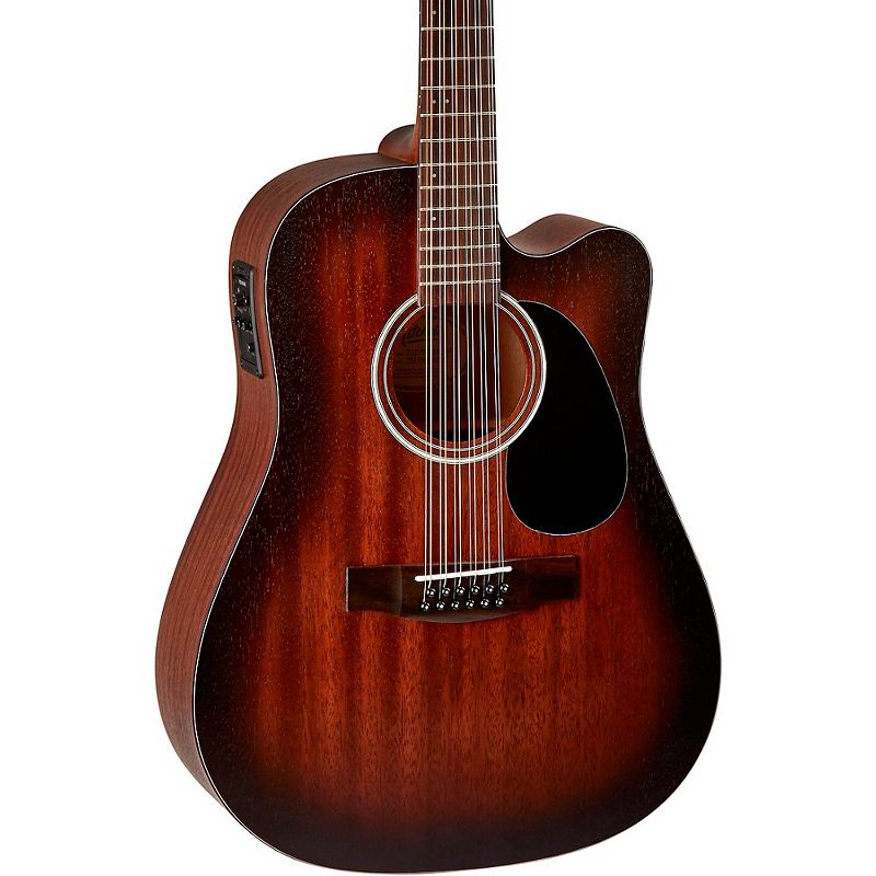 Mitchell T331-TCE-BST Terra 12-String Acoustic-Electric Dreadnought Mahogany Top Guitar Edge Burst, 1 of 7