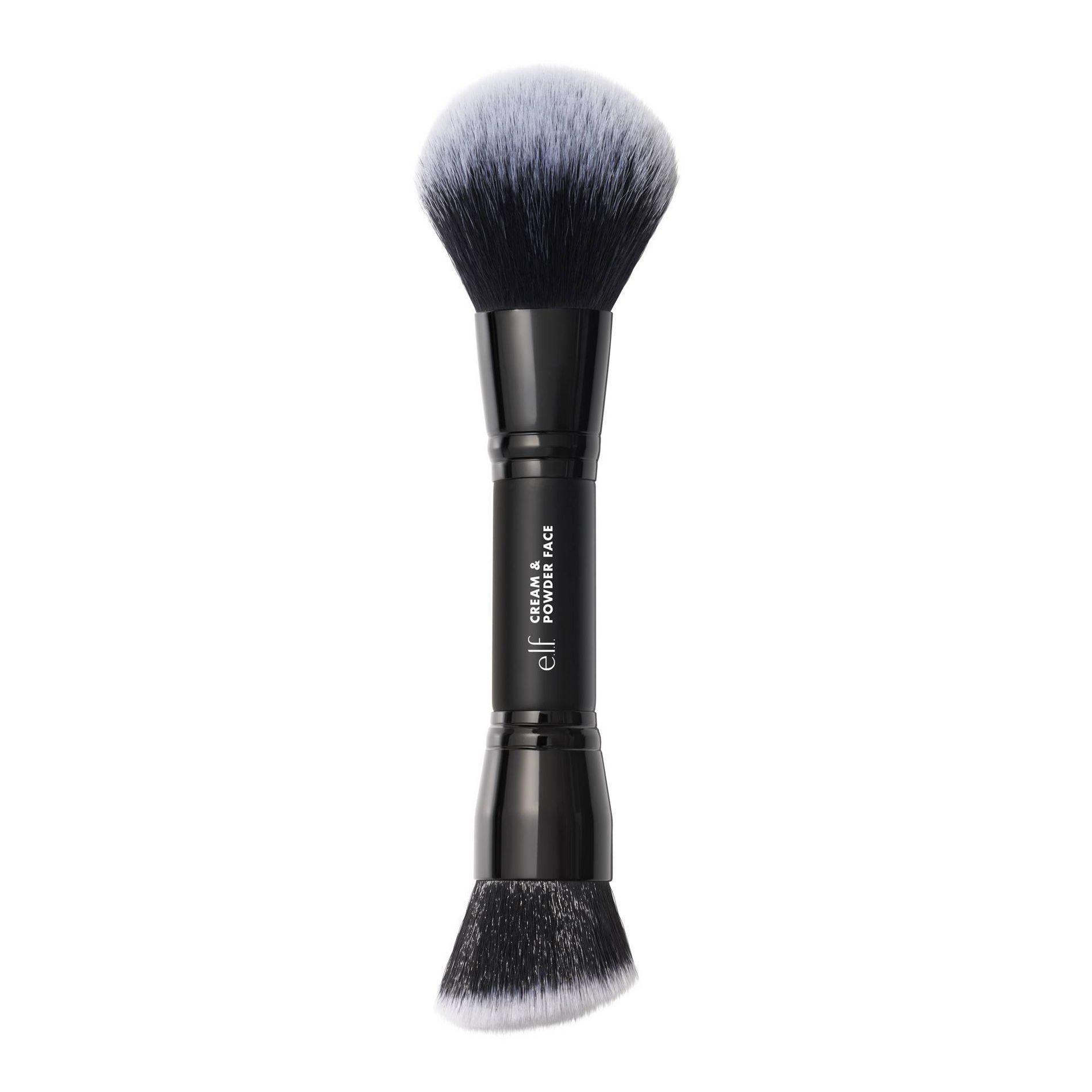 e.l.f. Cream & Powder Makeup Face Brush: Paraben-Free, Phthalate-Free, Vegan, Nylon Bristles