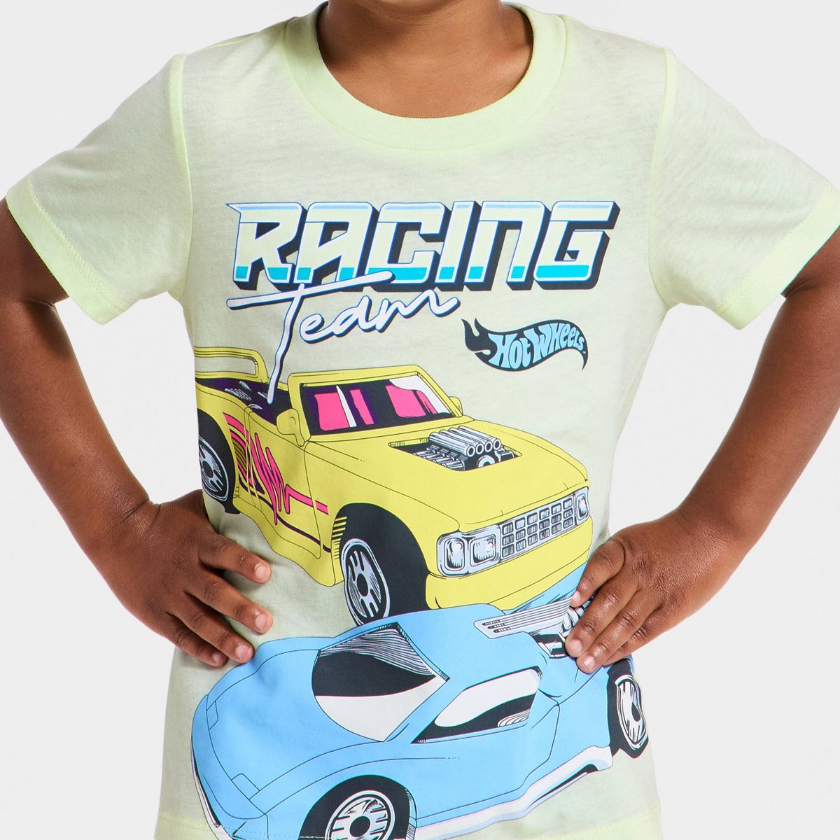Toddler Boys' Hot Wheels T-Shirt - Green - thumbnail 2