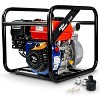 AlphaWorks Portable Water Pump - 7HP Gas Engine 196CC Max Flow 132GPM - 4 of 4