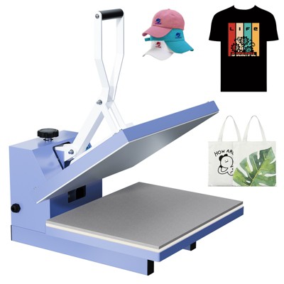 16x20 Heat Press, Digital Professional Sublimation Machine, Fast Heating, Industrial Quality with Heat Press Machine for T-Shirt, Blue