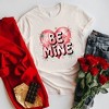 Simply Sage Market Women's Be Mine Pink Heart Short Sleeve Graphic Tee - 3 of 4