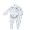 Hudson Baby Infant Girl Flannel Plush Sleep and Play and Security Toy, Whimsical Unicorn - 2 of 4