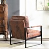 RISOKEYS Classic Mid Century Modern Accent Chair - Stylish, Comfortable & Durable Armchair for Living Room, Bedroom, Home Office - 4 of 4