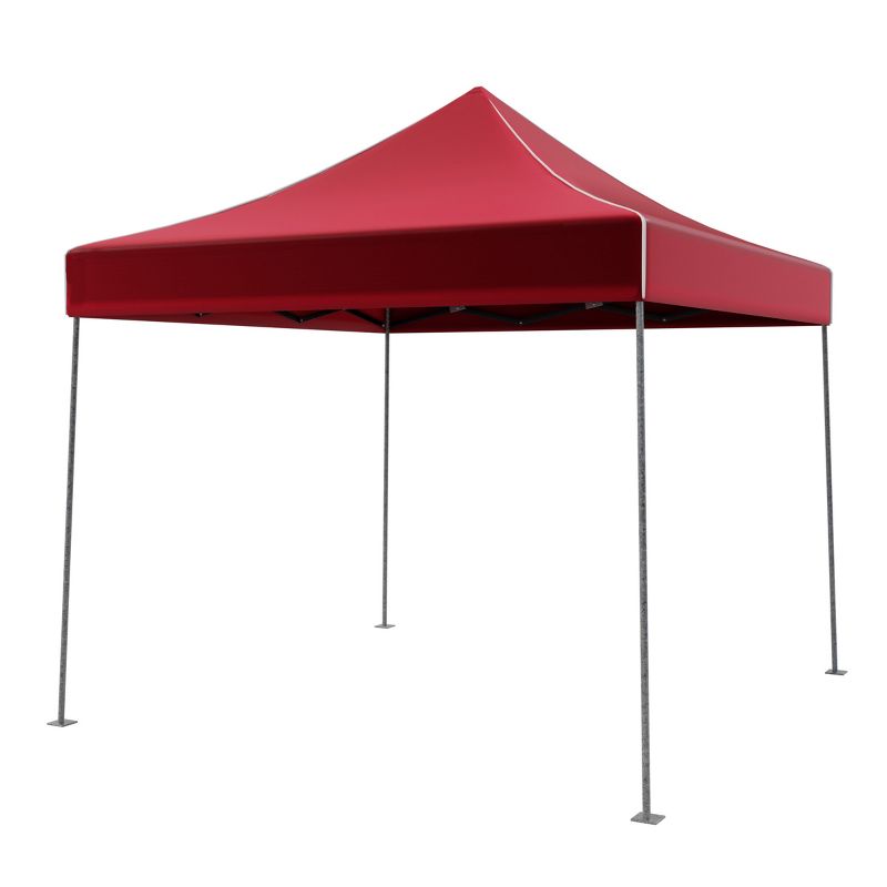 Leisure Sports Pop-Up Canopy Tent - 10' x 10', Red, 2 of 5
