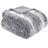 Sapphtopaz 66"x90" Reversible Faux Fur-Mink Blanket, Luxuriously Soft Throw Blanket for Bed, Oeko-Tex Certified Fleece Blankets, Twin Size Blanket - 2 of 3