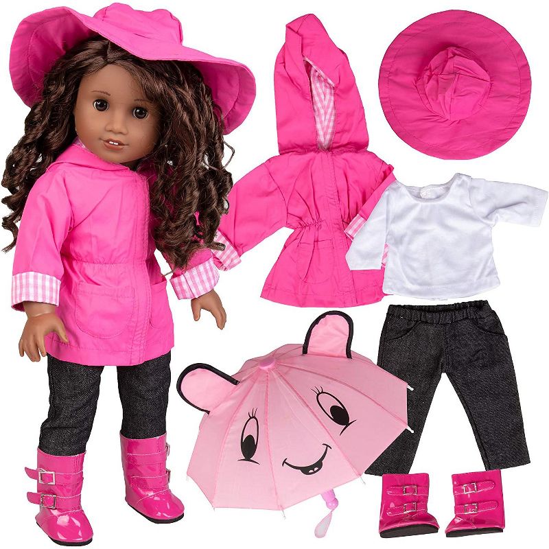 Dress Along Dolly Rainy Day Outfit for American Girl Doll, 2 of 7