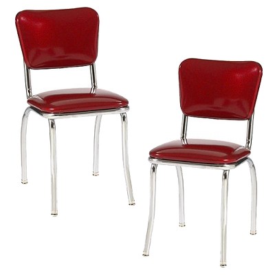 red metal chairs target